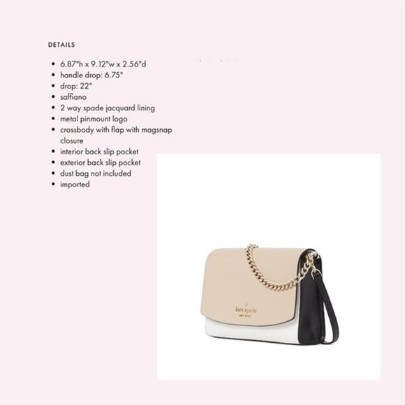Kate Spade Carson Convertible Crossbody Handbag - Picture 5 of 9